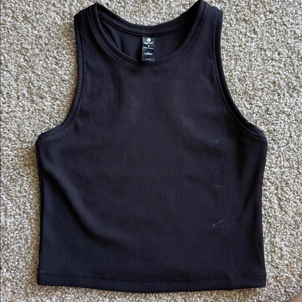 90 Degree By Reflex Charcoal Ribbed Tank
